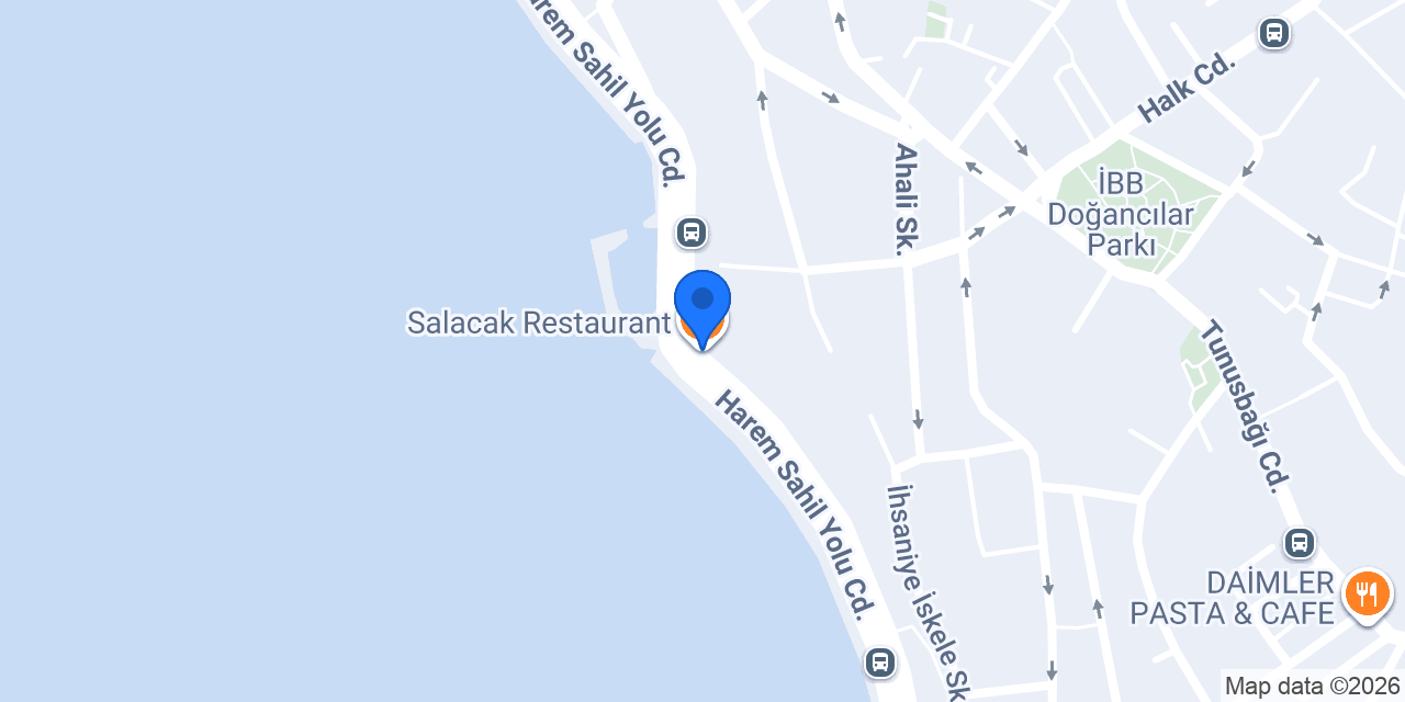 Salacak Restaurant konumu