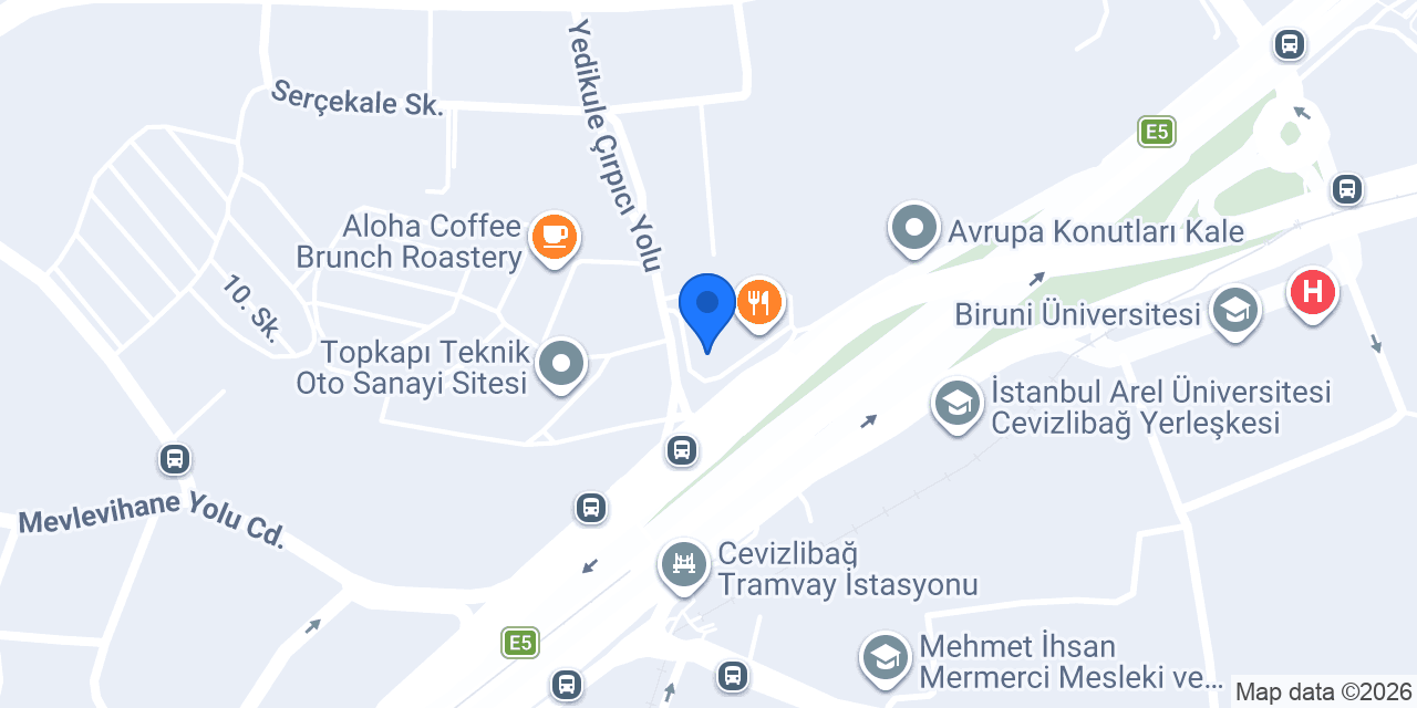 MADO Cevizlibağ konumu