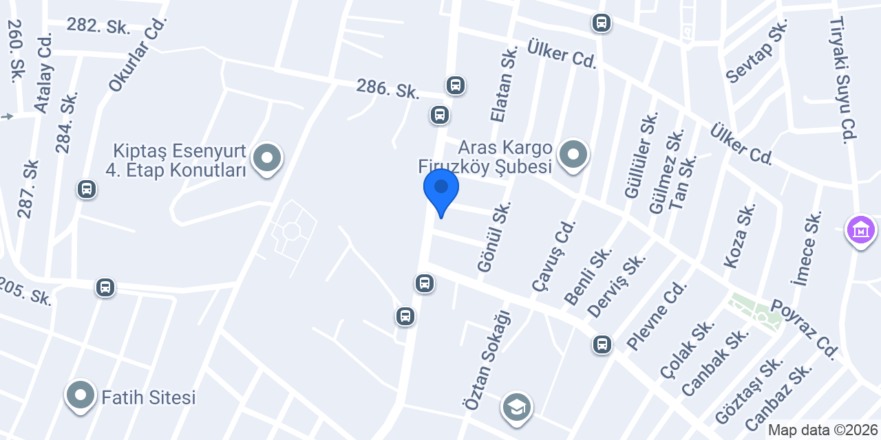 ARYILDIZ YAPI MARKETLERİ konumu