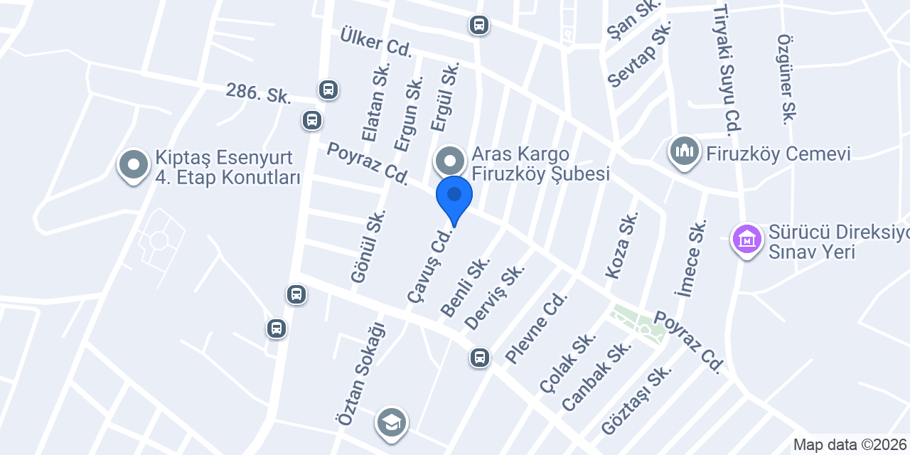 SERDAR TEKEL SHOP konumu