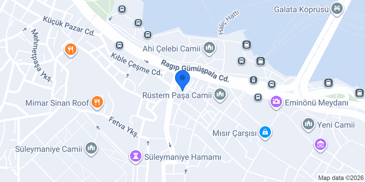 Eminönü sokak Kahvecisi konumu