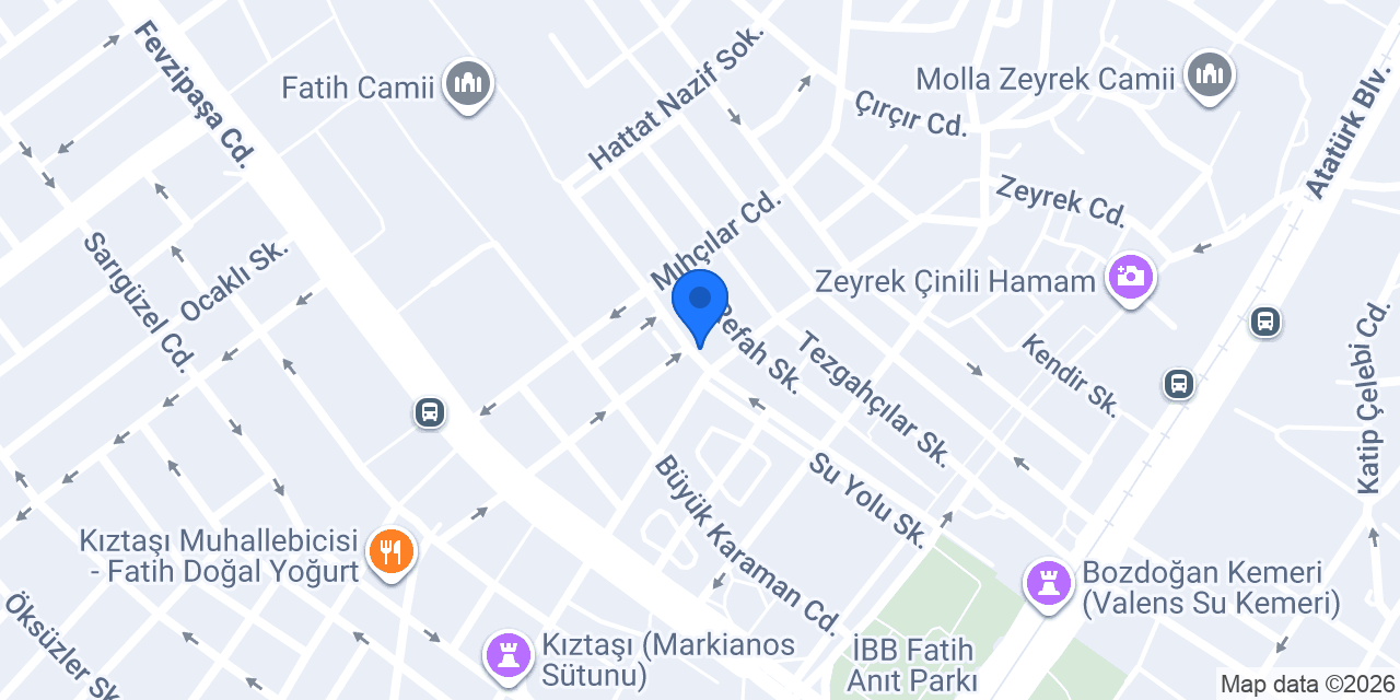 Meşhur Çiğköfteci Murat Usta konumu