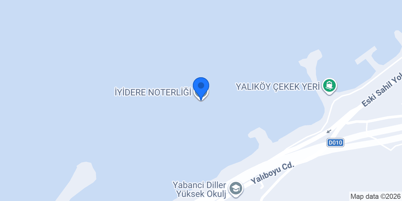 İYİDERE NOTERLİĞİ konumu