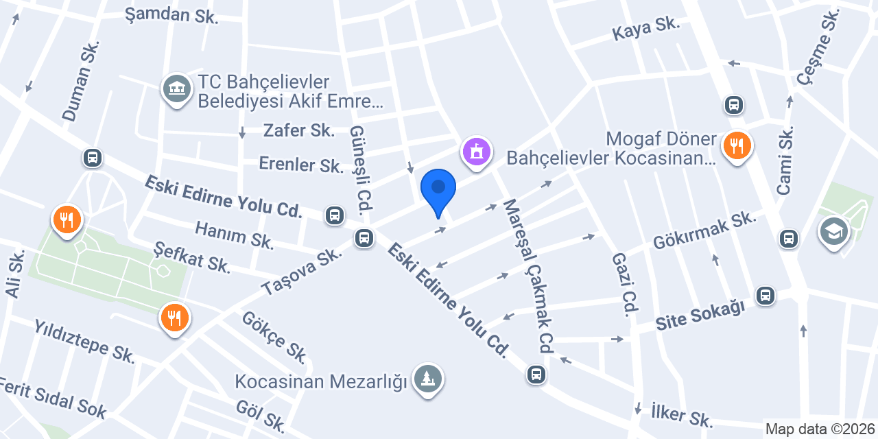 Kayalar Yapı Malzemeleri konumu