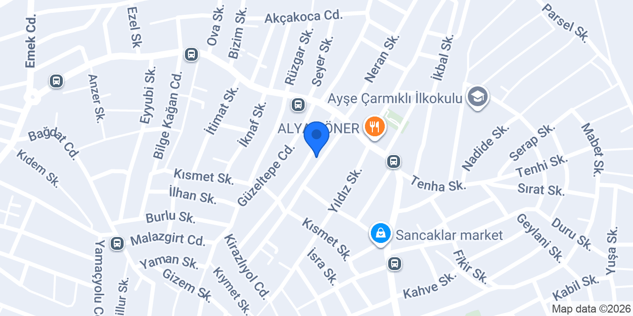 Gökçenin Mutfağı Sancaktepe konumu