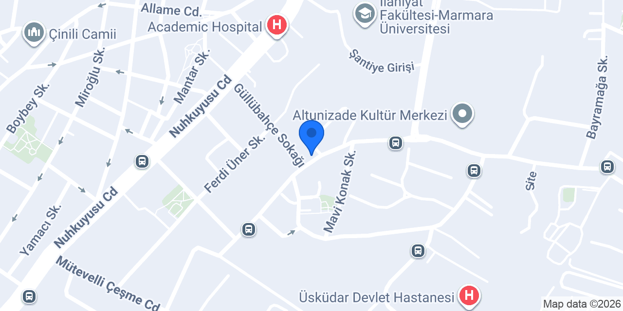 Mavi tekel konumu