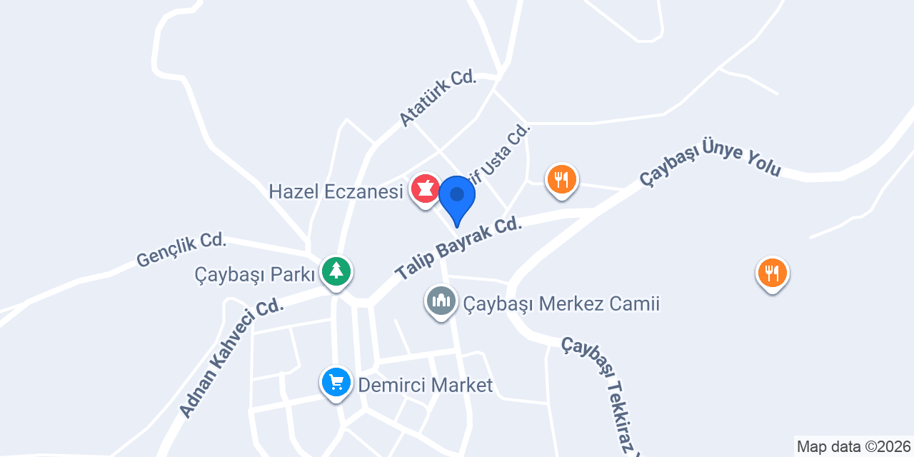 Çaybaşı Ata Sürücü Kursu konumu