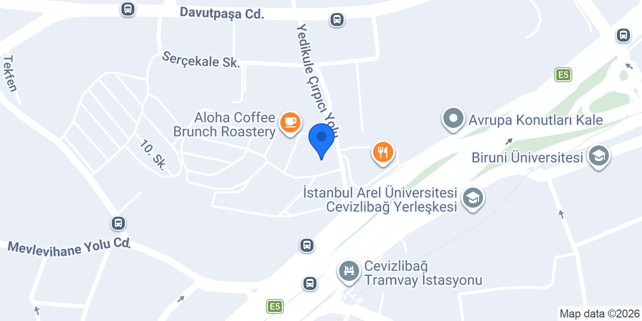 Oto Topaloğlu Topkapı Cevizlibağ konumu