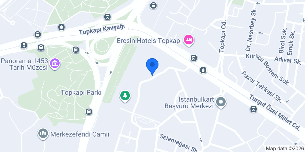 Topkapı Otopark konumu