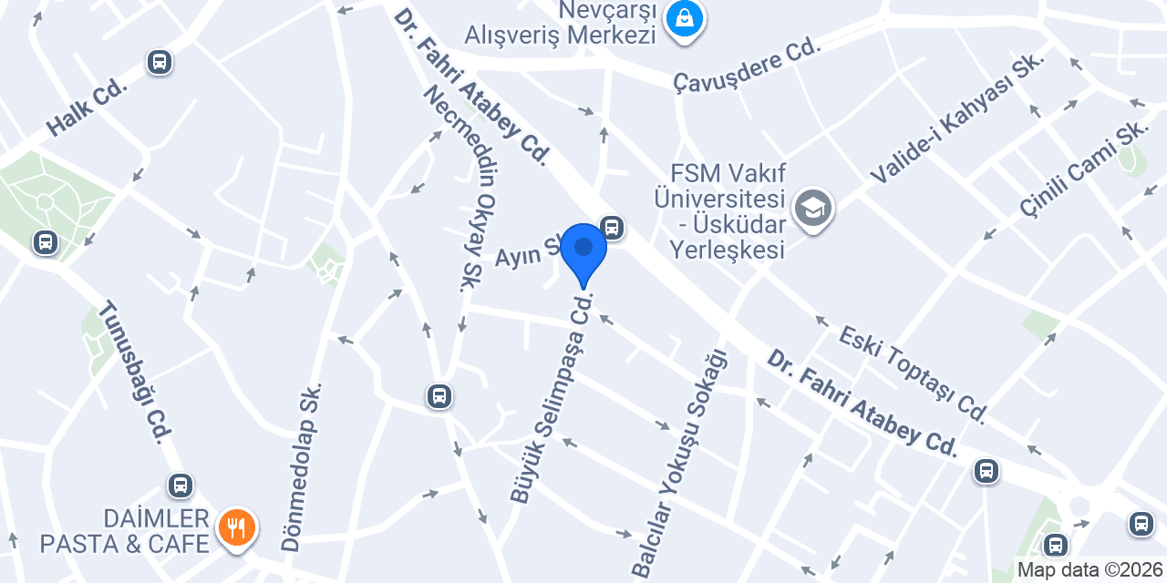 Demir Elektrik Üsküdar konumu