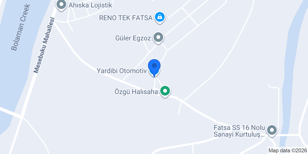 Yardibi Otomotiv konumu