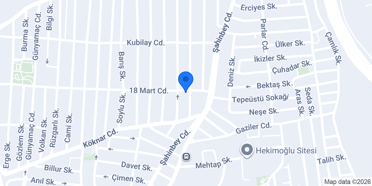 Çekmeköy Tesisat konumu