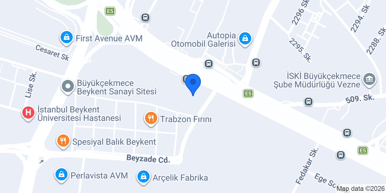 AEC İlk Yardım Eğitim Merkezi konumu