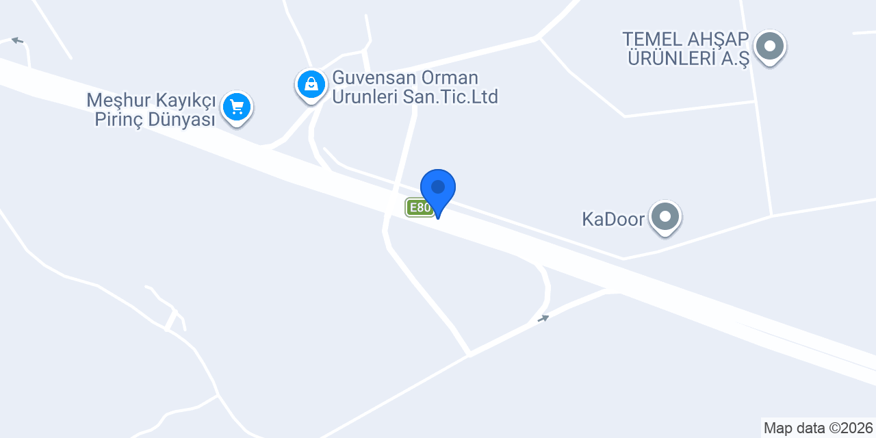 Kartallar Ahşap Ürünleri konumu
