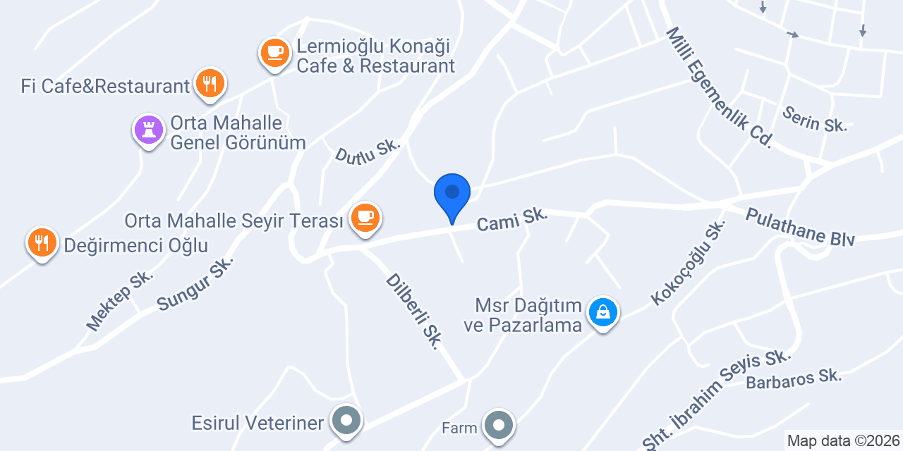 Evvel Trabzon Orta Mahalle Evleri Akçaabat konumu