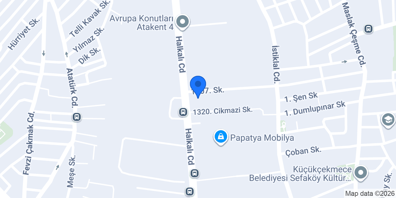 Dosso Dossi Residence Halkalı konumu