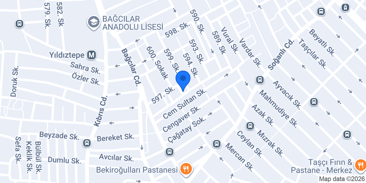 Öz Lezzet Börek Ispartakule konumu
