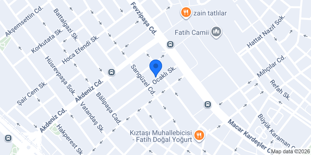 Terzi Sinan konumu