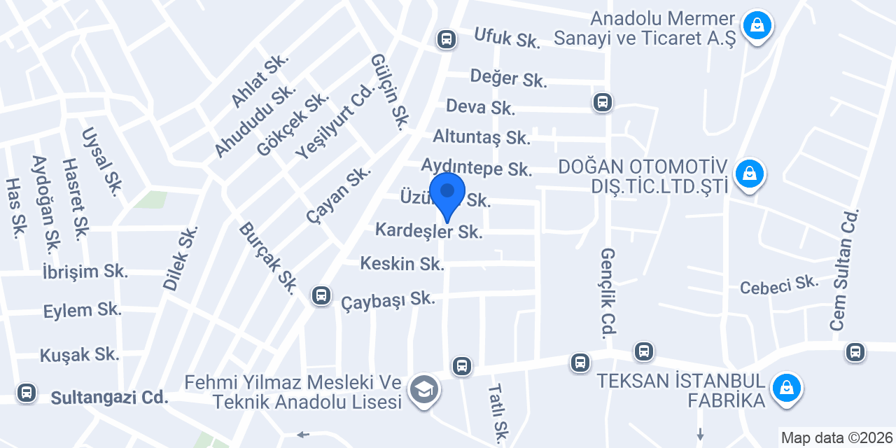 Factory Kutu konumu