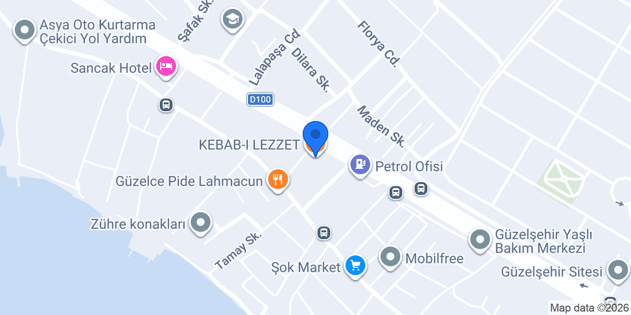 KEBAB-I LEZZET konumu