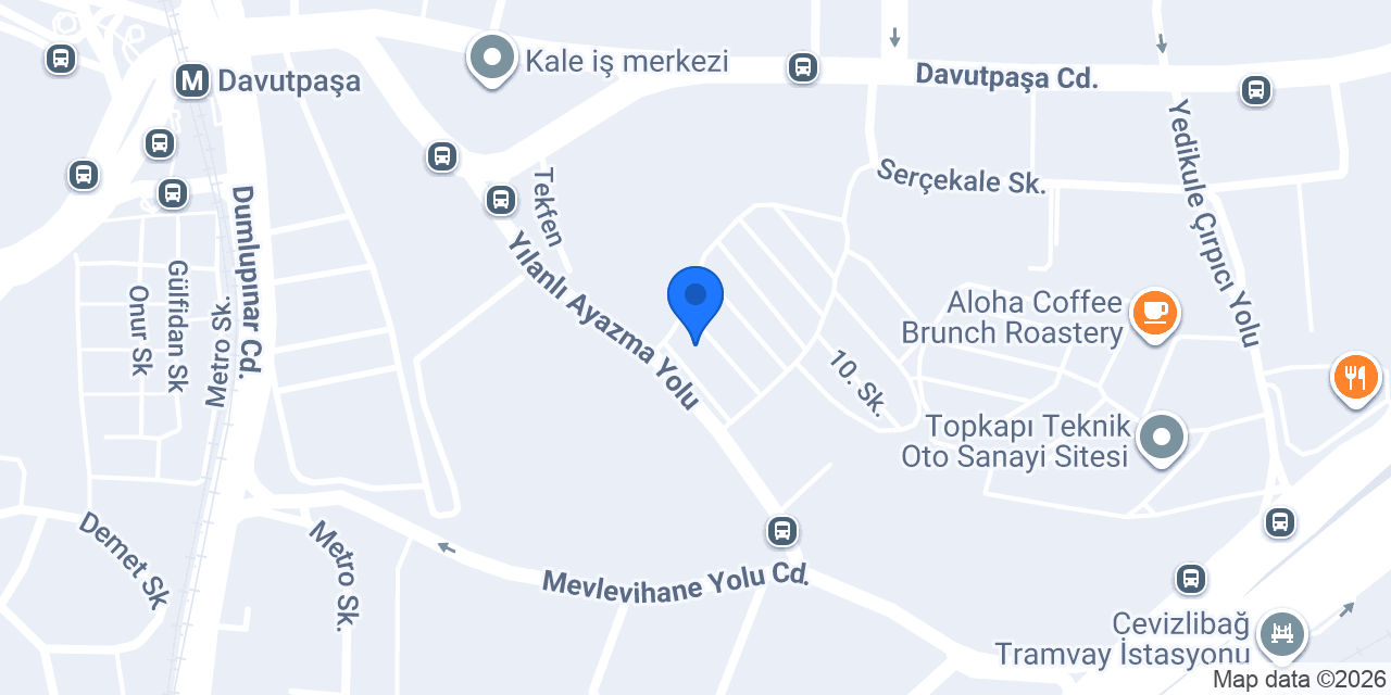 Burak Otomotiv konumu