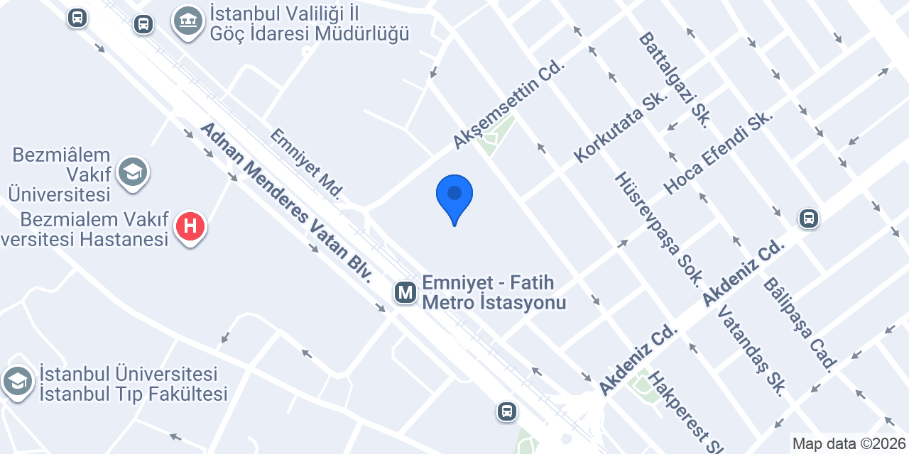 Yeditepe Vergi Dairesi konumu