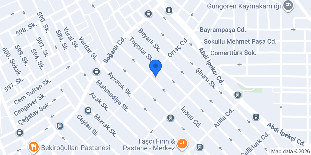 Genç Şefler Derneği konumu