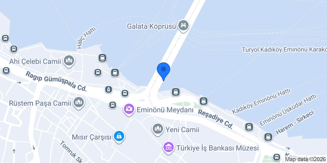 Galata sembol balık konumu