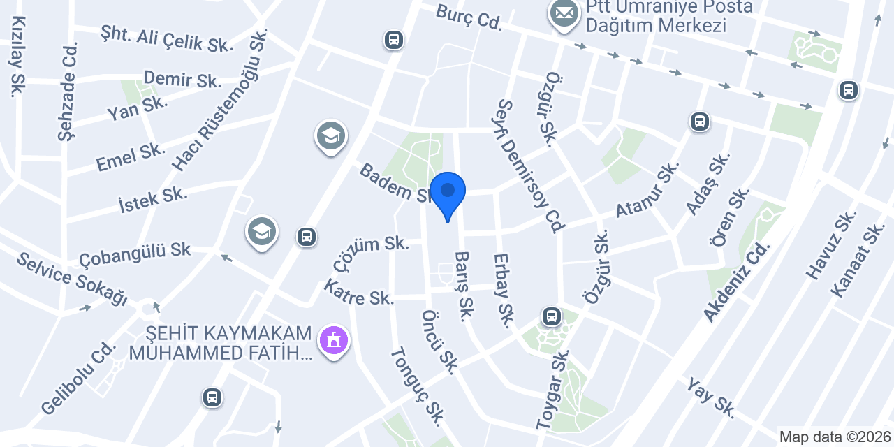 Arif Nihat Asya İlkokulu konumu