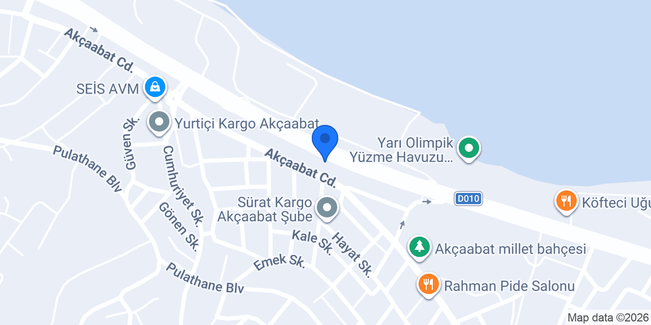 Mürtezaoğlu Mobilya Akçaabat konumu