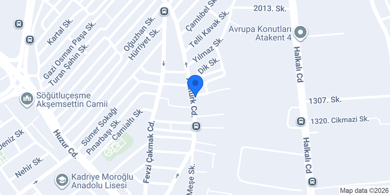 Cadde Terzisi konumu