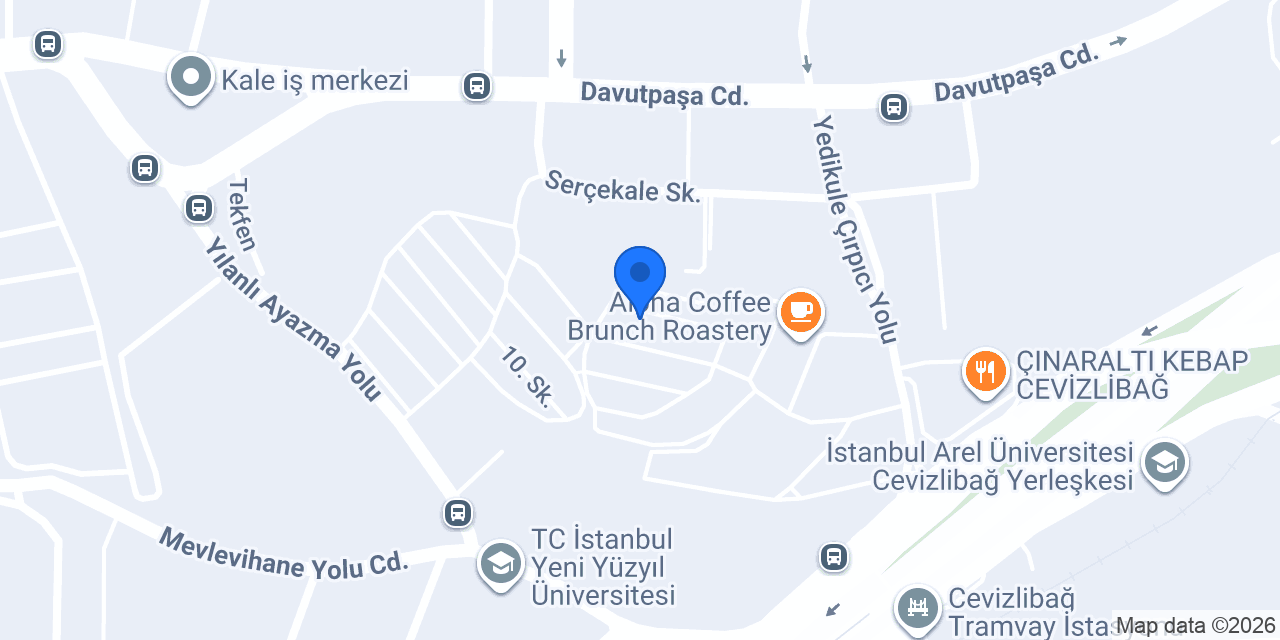Tuncer Servis konumu