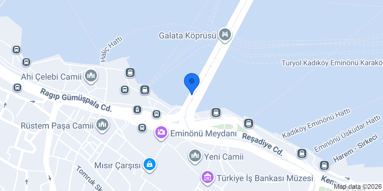 Meşhur Eminönü Balık konumu