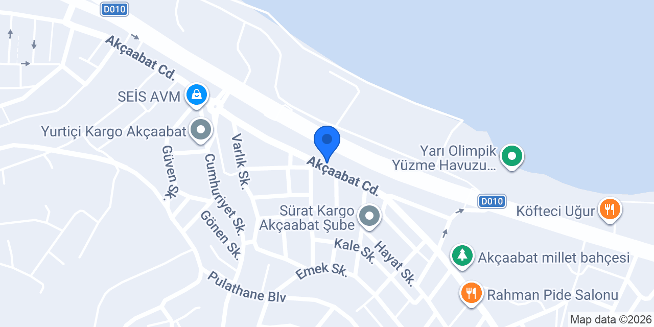 Seis Ticaret konumu