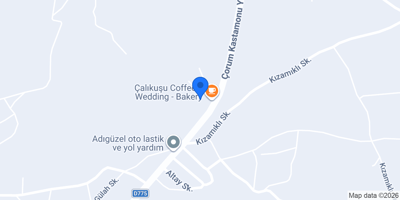 Çalıkuşu Ekmek Fırını konumu