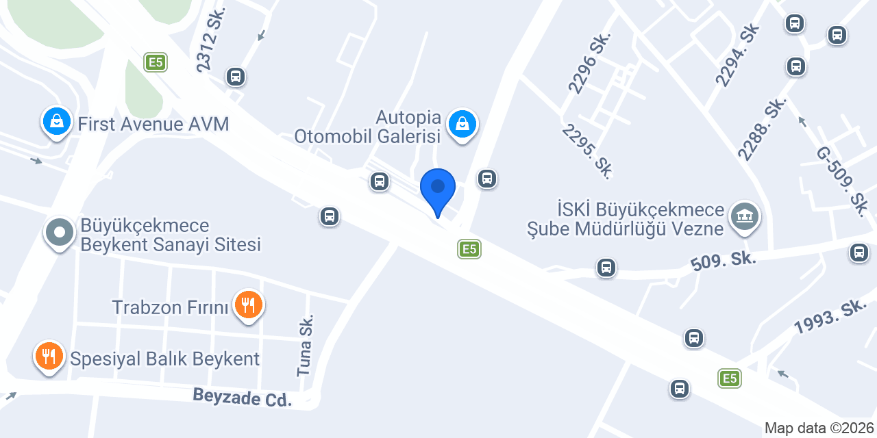 Ercüment Otomotiv konumu