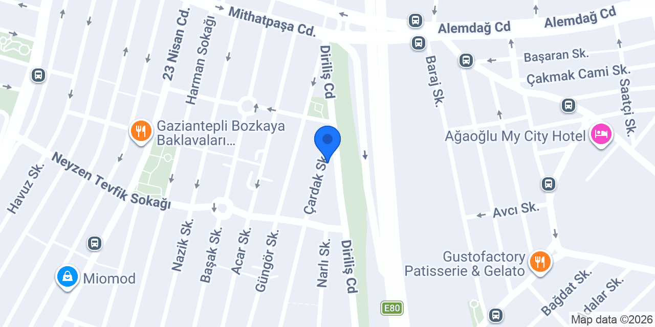 Makarna Store konumu