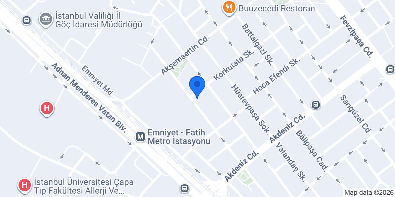 Enza Yapı Mimarlık konumu