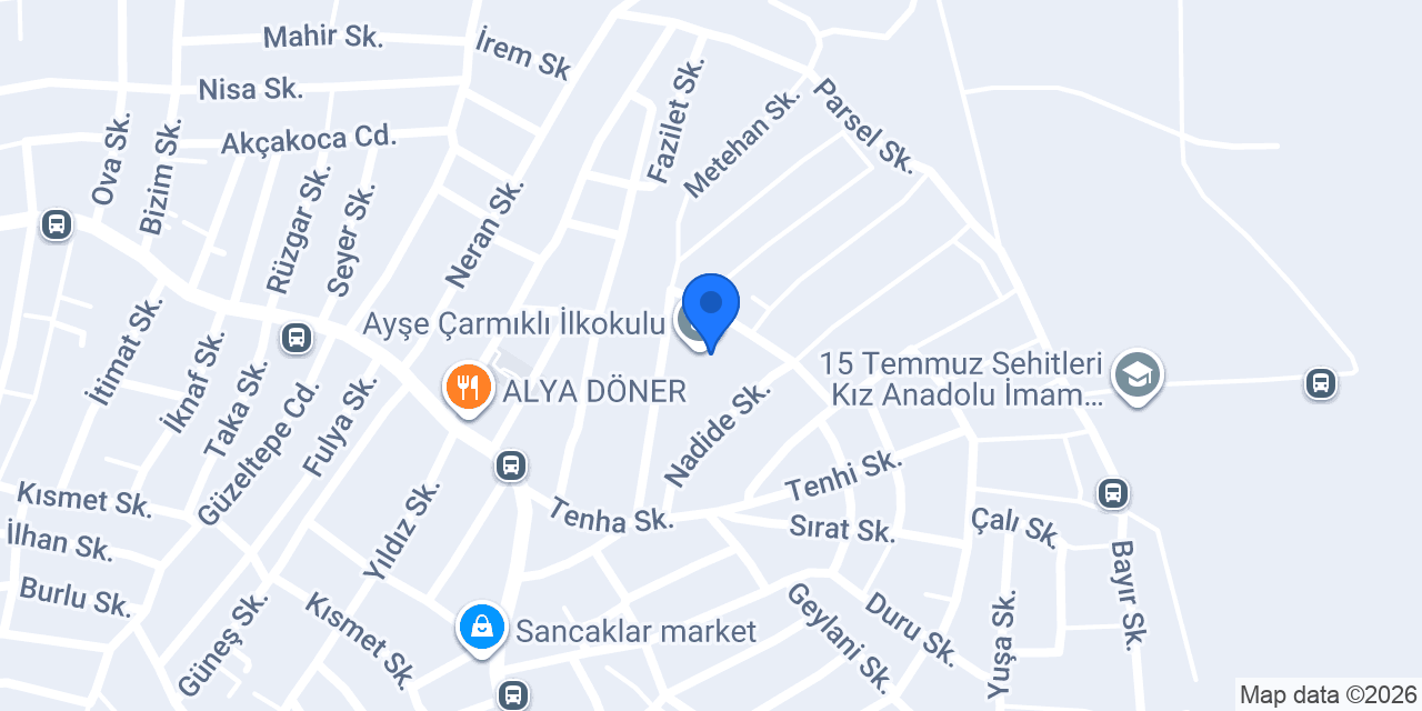 Ayşe Çarmıklı İlkokulu konumu
