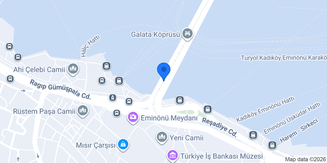 Galata Tekel Bayii konumu