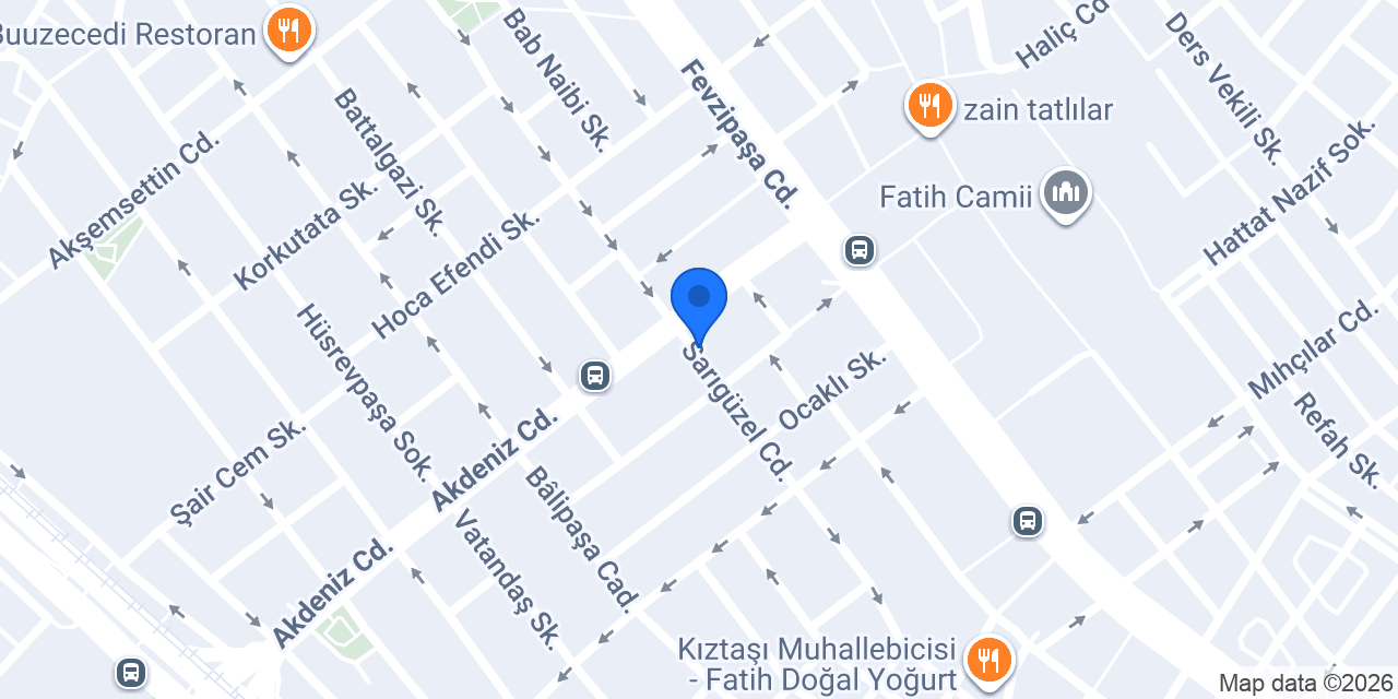 şam Optics konumu