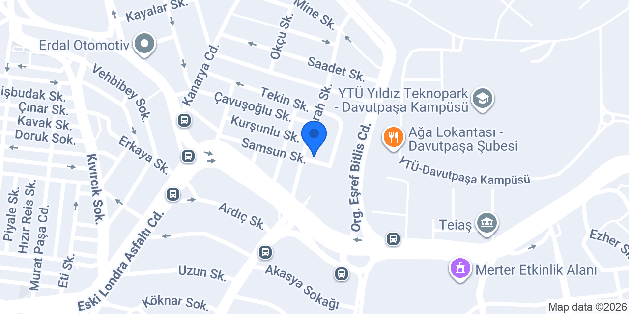 Ak Meşin Ticaret konumu