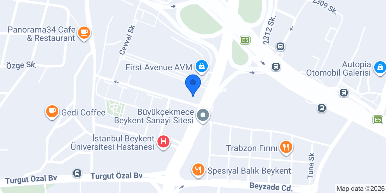 FORMÜL Merkez Ofis konumu