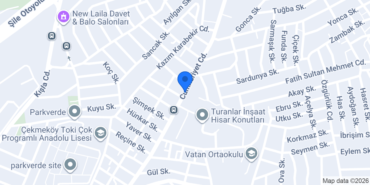 3.Cadde Cafe konumu