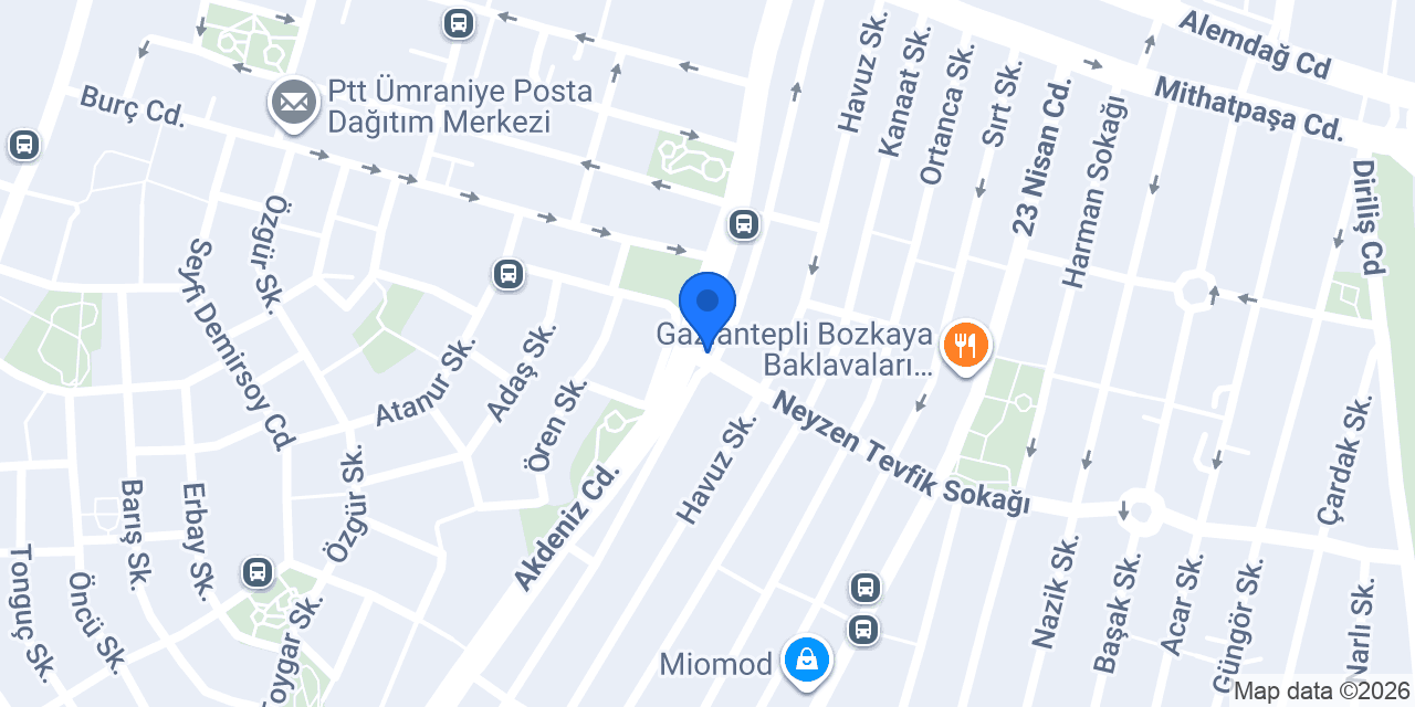 Uzman Dt. Gözde Veyisoğlu konumu
