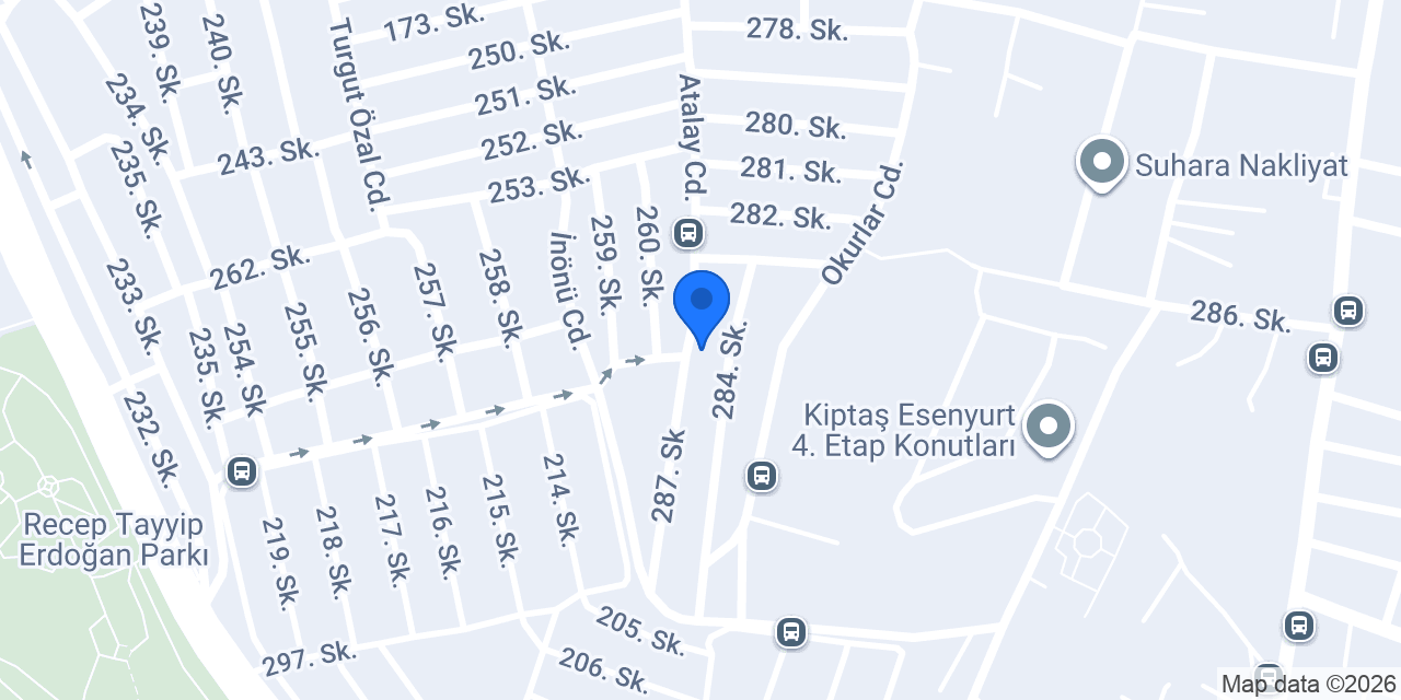 Ustalar Yapı Market konumu