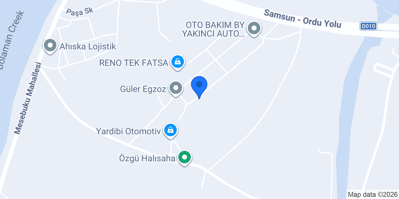 Giden Oto konumu