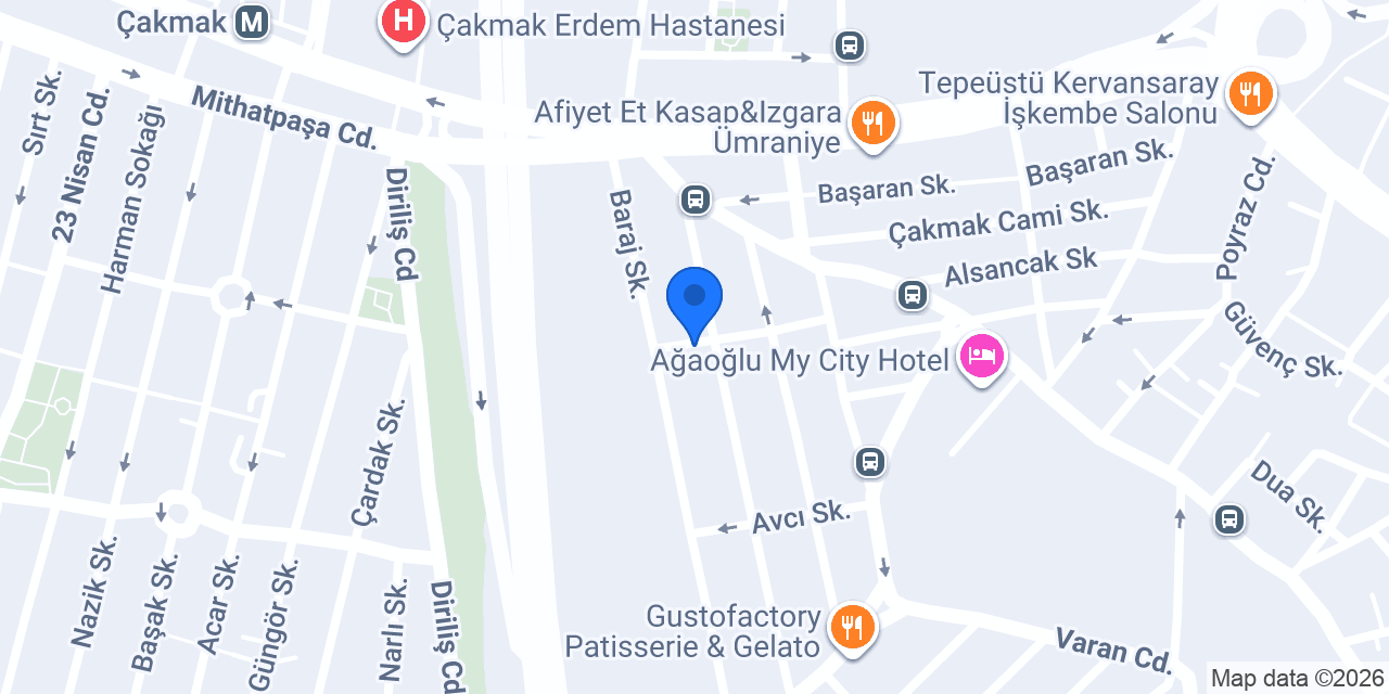 Alkomtek konumu
