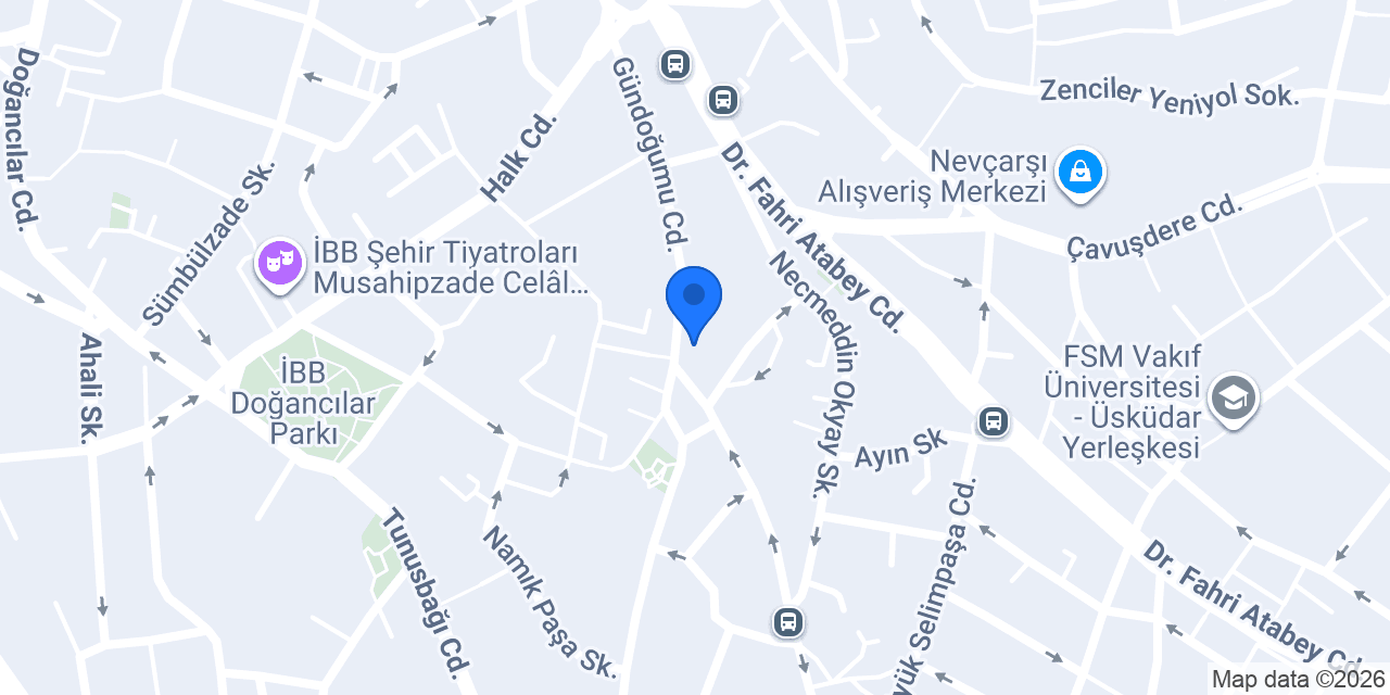 Tarihi Ağa Hamamı Üsküdar konumu