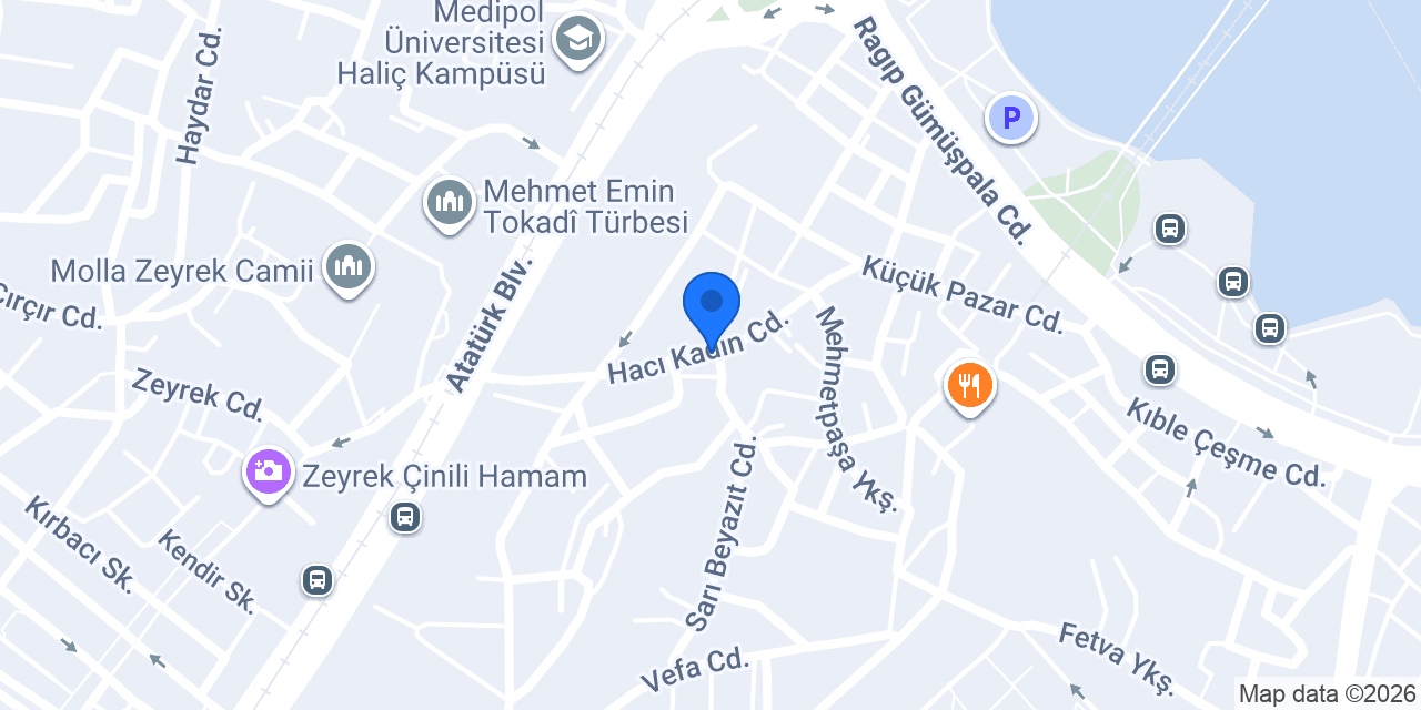 Bereket Döner konumu